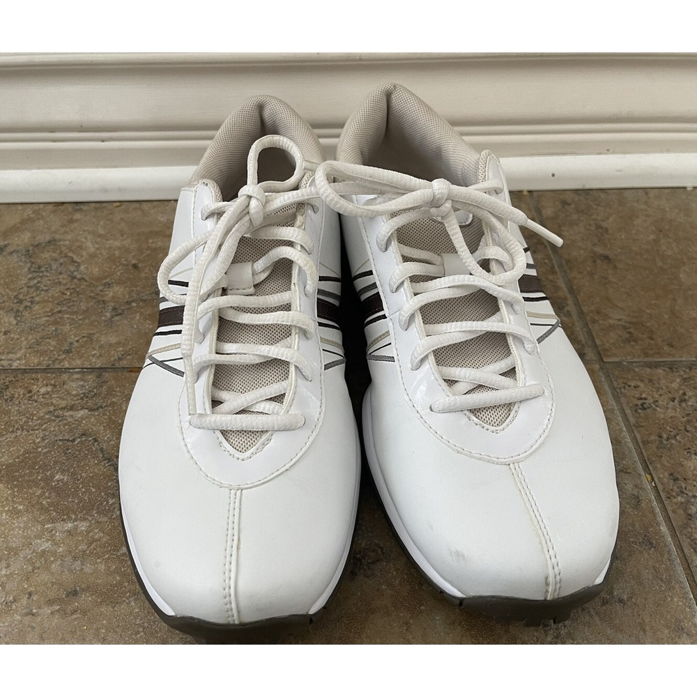 Nike Womens Golf Shoes418355-122 White Lace-Up  US 7 - Picture 3 of 7